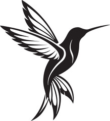 Hummingbird Silhouette – delicate and graceful