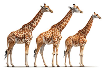 giraffe isolated on white background