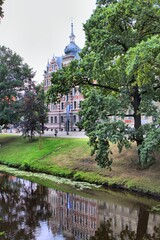 Central park of Riga in summertime, Latvia