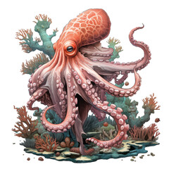 Obraz premium sea octopus