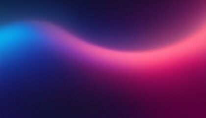 Obraz premium dark purple pink blue color gradient background blurred neon color flow grainy texture effect futuristic banner design