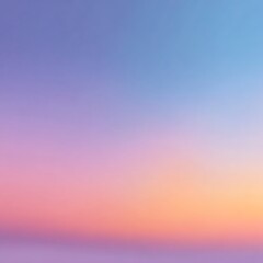 Obraz premium Soft Pastel Sunset Sky Gradient Background
