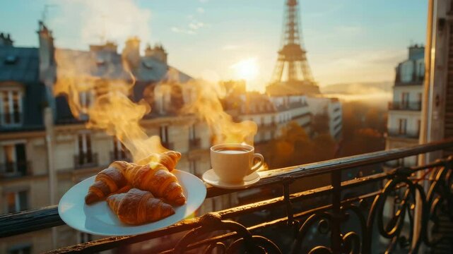 Croissants and Coffee in the Heart of Paris