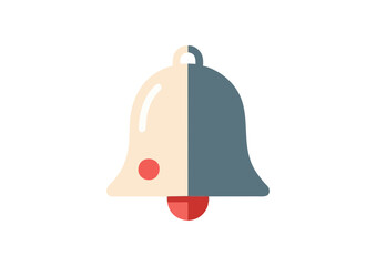Obraz premium Notification bell icon with alert dot, concept 