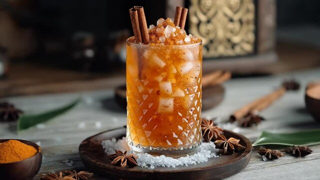 nam pao thai spiced syrup drink video