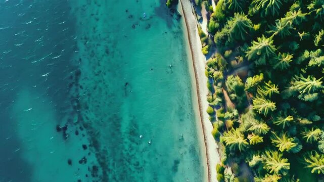Aerial View of Shoreline.