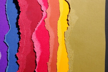 cards in a series of scale colors