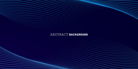 A dynamic and abstract digital design with flowing blue waveforms against a dark background,smooth, curving lines and dotted patterns that create a sense of movement and energy.