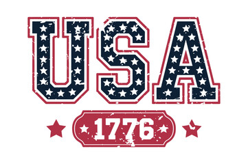 Vintage USA 1776 Stars