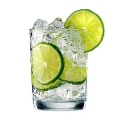 Fresh Lime Water with Ice – Cool and Refreshing Drink