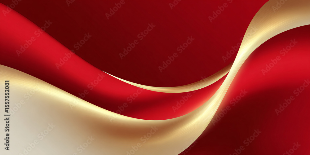 Fototapete abstract luxury background with burgundy and gold wave. design element. place for text. elegant grad