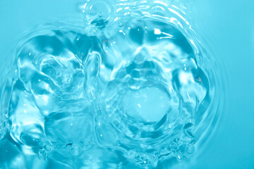 Blue water crown for use as a background image.