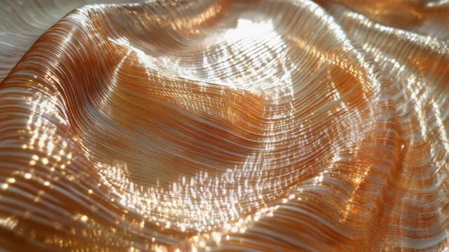 This seashell exhibits an intricate pattern, showcasing the natural beauty of marine life and coastal habitats.