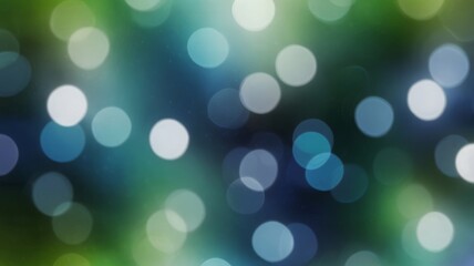 Green Background Blurred with Bokeh