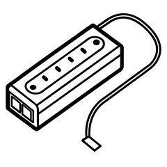 Surge Protector line art vector
