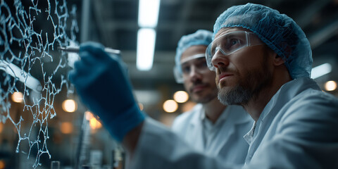 Cutting-edge mrna vaccine development in a high-tech laboratory scientific research environment innovative discoveries