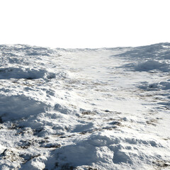 Winter Wonderland Stunning Snowscape Background white background against transparent Background