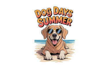 Celebrate the heat in style with our 'Dog Days of Summer' tee &ndash; vibrant, fun, and perfect for sunny vibes, beach days, and laid-back adventures. Summer fashion at its best!