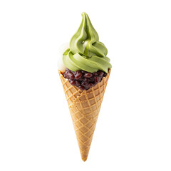 ice cream cone with chocolate