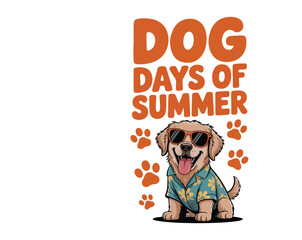Celebrate the heat in style with our 'Dog Days of Summer' tee &ndash; vibrant, fun, and perfect for sunny vibes, beach days, and laid-back adventures. Summer fashion at its best!