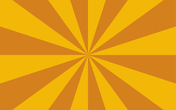 Abstract bold optical illusion background with swirling Orange and white wavy stripes radiating from the center and hypnotic spiral. Dynamic movement and symmetry, evoking a retro, energetic