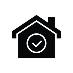 home solid icon symbol vector design good for web or mobile app