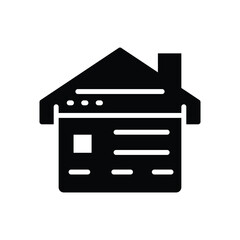 homepage solid icon symbol vector design good for web or mobile app