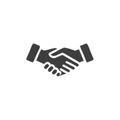 Fototapeta premium handshake icon vector illustration