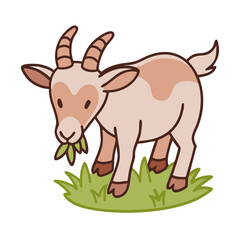 Fototapeta premium cow, animal, cartoon, farm, illustration, vector, cattle, mammal, bull, goat, milk, white