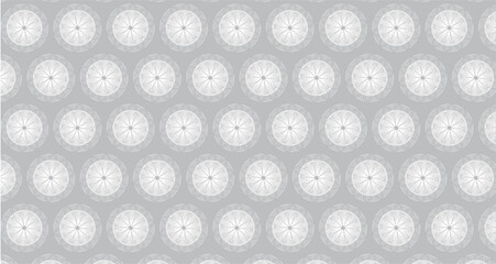 abstract seamless pattern with flower icons