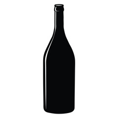 Wine Bottle Silhouette
