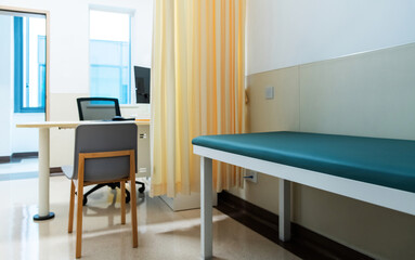 Interior of modern doctor's office in hospital