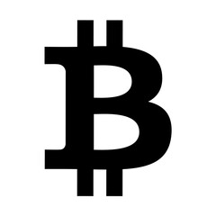 Bitcoin generic logo. Vector image