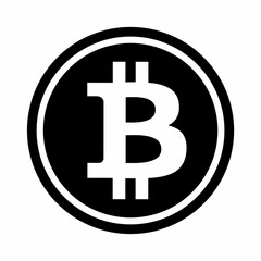 Obraz premium Bitcoin generic logo. Flat image