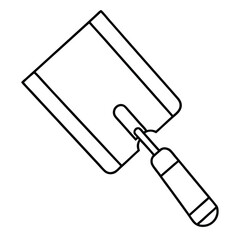 vector illustration of a drill