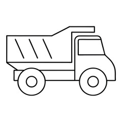 hand drawn truck