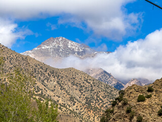 Morocco, Atlas Mountains in Ourica Valley