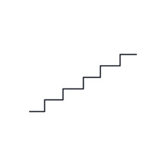 Success and Achievement Vector Icons &ndash; Steps to Success icon, suitable for infographics and app designs