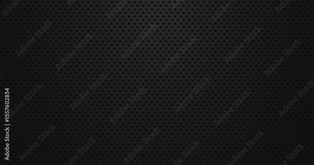 Poster black industrial abstract background with dotted metal texture and carbon grid pattern, dark tech su
