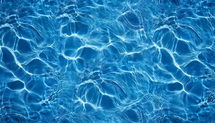 Obraz premium seamless texture of blue pool water surface with ripples