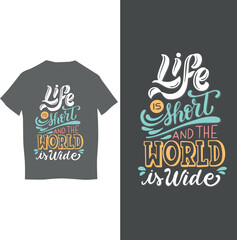 Inspirational Motivational Quote T-Shirt Design Set