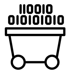 Data mining in vector illustration