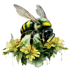 bee on a flower