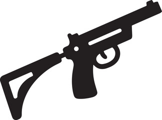 Gun Vector Icon for UI, UX, and App Development Design.