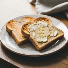  Toasted Bread with Butter