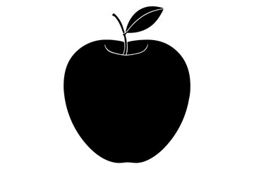 black and white apple