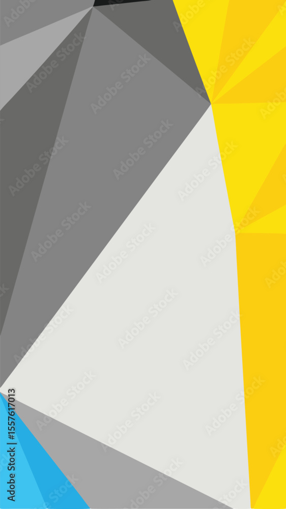 Poster abstract geometric background with transparent polygons in various colors for design projects