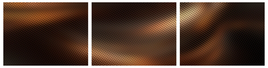 Obraz premium Colorful Background, Three Tiles, Paints, Unique Glass Texture, Exclusive, Reflection 