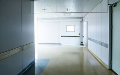 The automatic door of hospital operating room
