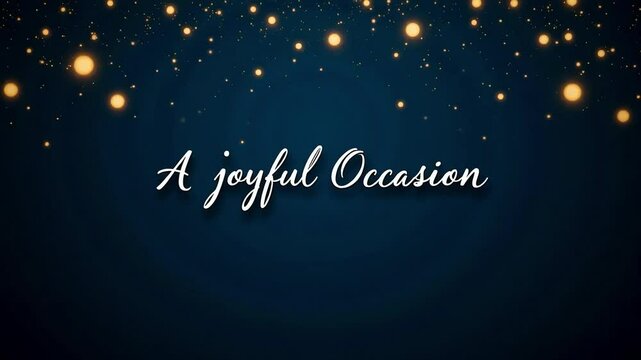 Elegant event invitation video template - joyful occasion